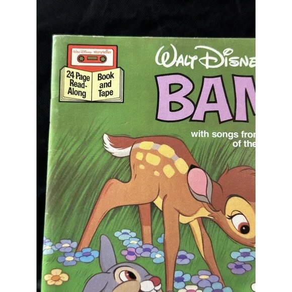 Walt Disney Bambi Read Along‎ Book ONLY NO Cassette Tape Excellent 1977 - Picture 2 of 16